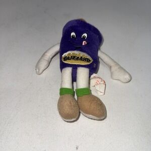 Vintage 1999 Promotional Blizzard Dairy Queen Character Toy Purple 6"